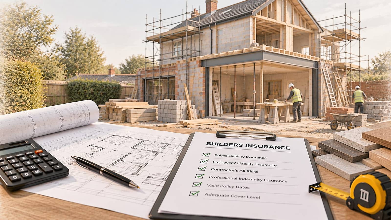 Builder Insurance Check: What Should You Look For?